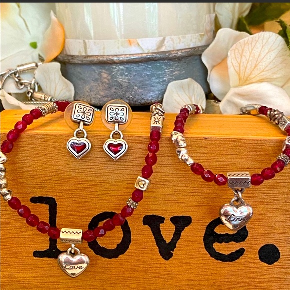 Brighton Jewelry - ♥️See new listing with correct earrings Brighton♥️ “LE ROUGE” Rare Jewelry set♥️